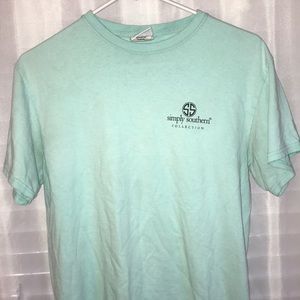 blue Simply Southern Tee